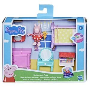 NEW Peppa Pig Peppa's Adventures Bedtime with Peppa Playset Preschool Toy